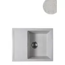 Врезная мойка Reflexion RX1457TN 46.5x57x20.5 см кварц цвет олово