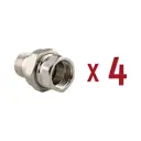 Американка прямая Aqualink 1/2"x1/2" ВР-НР латунь 4 шт