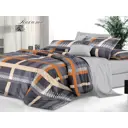 Комплект постельного белья Эльф De Luxe 145-Никита, двуспальный, сатин, разноцветный