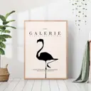 Постер 28 картин "Фламинго силуэт" 70x50 см