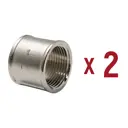 Муфта Aqualink 1"x1" ВР латунь 2 шт