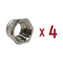 Муфта переходная Aqualink 1/2"x3/4" ВР латунь 4 шт
