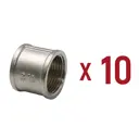 Муфта Aqualink 3/4"x3/4" ВР латунь 10 шт k17775
