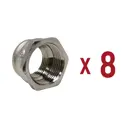 Муфта переходная Aqualink 1/2"x3/4" ВР латунь 8 шт