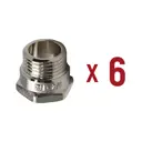 Переходник Aqualink 1/2"x1/2" ВР-НР латунь 6 шт