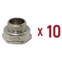 Переходник Aqualink 3/4"x 1" ВР-НР латунь 10 шт