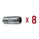 Сгон Aqualink 1/2"x1/2" НР латунь 8 шт k18363