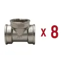 Тройник Aqualink 3/4"x3/4"x3/4" ВР латунь 8 шт k18477