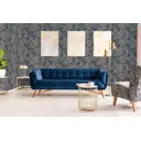 Обои флизелиновые Grandeco Nomad 0.53 м темно-синие бронзовые A 51301