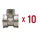 Тройник переходной Aqualink 1/2"x 3/4" ВР-НР латунь 10 шт