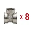 Тройник Aqualink 3/4"x3/4"x3/4" ВР латунь 8 шт k18527