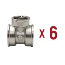 Тройник Aqualink 3/4"x3/4"x3/4" ВР латунь 6 шт k18526