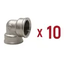 Угол 90° Aqualink 1/2"x1/2" ВР латунь 10 шт k18711
