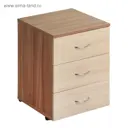 Тумба с выдвижными ящиками Клик Мебель 42x58.50x40 см ЛДСП цвет ясень шимо