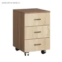 Тумба с выдвижными ящиками Тэкс 40x60x43.50 см ЛДСП цвет ясень шимо/дуб сонома