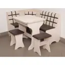 Кухонный уголок Simaland Ку-19л3 145x105x145 см ЛДСП цвет бежево-коричневый
