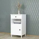 Тумба с выдвижными ящиками Simaland 41x75x42 см ЛДСП цвет белый