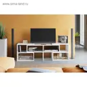 Тумба под телевизор Vnk 5137559 140x40x35.2 см ЛДСП цвет белый