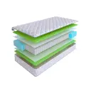 Матрас SkySleep Energy Comfort S500 90x195 см независимый пружинный блок, односпальный, ортопедический