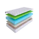 Матрас SkySleep Energy Roll Merino 80x200 см беспружинный, односпальный, ортопедический