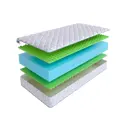 Матрас SkySleep Energy Roll 24 195x200 см беспружинный, двуспальный, ортопедический