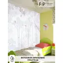 Фотообои флизелиновые Foto Print "Туманное утро в лесу" 350x270 см