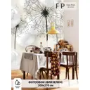 Фотообои флизелиновые Foto Print 200x270 см Черные одуванчики и объемные шары