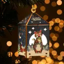 Светящаяся электрическая фигура Загадай желание для дома Зимнее волшебство h 10 см разноцветный