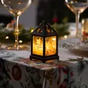 Светящаяся электрическая фигура Бронзовый фонарь с лисой для дома Luazon lighting 0 ламп h 6.3 см разноцветный