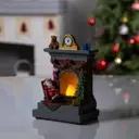 Светящаяся электрическая фигура Камин для дома Luazon lighting h 6 см разноцветный