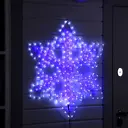 Светящаяся электрическая фигура 9591231 Снежинка для дома Luazon lighting h 220 см разноцветный