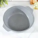 Жаровня Kukmara 4206773 26 см с крышкой алюминий литой цвет серый