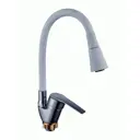 Смеситель для кухни однорычажный Potato P59278-7 цинковый сплав цвет белый