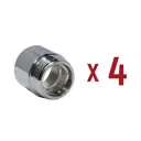 Удлинитель Aqualink 3/4"x3/4" ВР-НР латунь 4 шт k18914