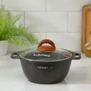 Кастрюля 2 л со стеклянной крышкой Kukmara 4206805 алюминий цвет коричневый