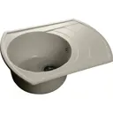 Врезная мойка Эко-м 65-R.318 49x64.5x20 см искусственный камень цвет топаз