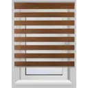 Рулонная штора Prakto Day&Night 140x175 см коричневая