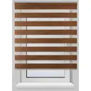 Рулонная штора Prakto Day&Night 60x150 см коричневая