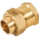 Муфта разъемная Hailiang ø1/2"x15 мм с коническим уплотнением внутренняя резьба медь