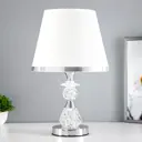 Настольная лампа Risalux латея е27 40вт 25x24x41 см gmv-0045 9623350 цвет серый/серебристый