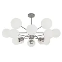 Люстра на штанге Escada Ethereal 2110/12p nickel 12 лампы 30 м² цвет никель, сатин