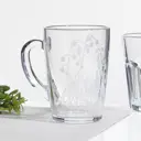 Кружка 300 мл Gidglass Ландыши стекло цвет прозрачный