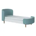 Кровать детская Ellipse Kidi soft 67x167 см дерево цвет бирюзовый