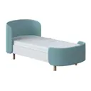 Кровать подростковая Ellipse Kidi soft 80x180 см дерево цвет бирюзовый