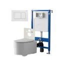 Комплект инсталляция с унитазом Point Pn48 PN48107W цвет белый