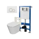 Комплект инсталляция с унитазом Point Pn48 PN48068WG цвет белый
