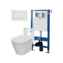 Комплект инсталляция с унитазом Point Pn48 PN48075W цвет белый