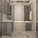 Настенная плитка Keramin 6245 20x50см 1.4 м² цвет коричневый