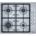 Газовая варочная панель Bosch PBP6C5B93R 58 см 4 конфорки цвет серебряный