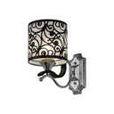 Настенный светильник Arte perfetto luce 3330.8705.1w.bk.ni цвет черный, белый